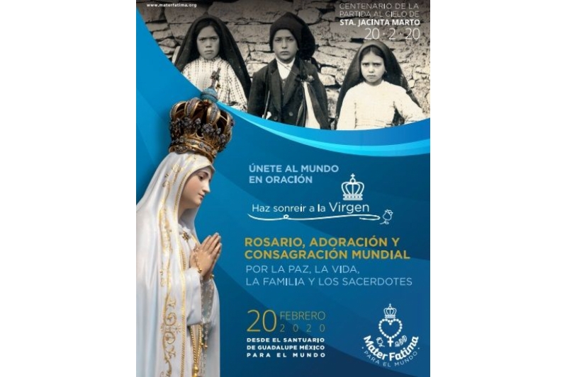 Rosario Mundial 20 de Febrero de 2020 Rosario mundial convocado por Mater Fátima para el 20 de febrero de 2020
