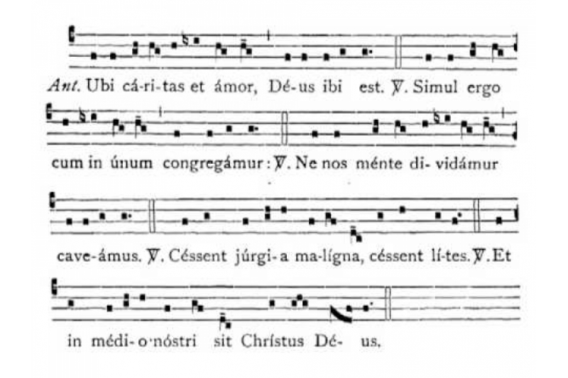 Ubi Caritas Ubi Caritas, bello canto gregoriano