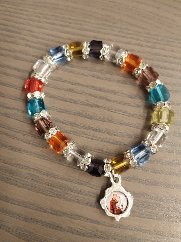 Pulsera de piedras de colores