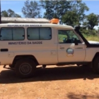 Ambulancia concedida por el Ministerio de Sanidad de Angola