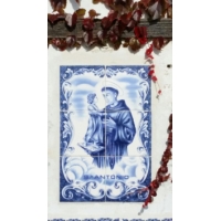 San Antonio de Padua. Azulejo caserio de Lujua, Vizcaya