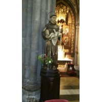 San Antonio de Padua. Iglesia de Santo Tomás de Canterbury, Avilés, Asturias