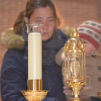 Reliquias de San Antonio de Padua en la Parroquia de Santa María de Caná el 10 de Abril 2016