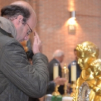 Reliquias de San Antonio de Padua en la Parroquia de Santa María de Caná el 10 de Abril 2016