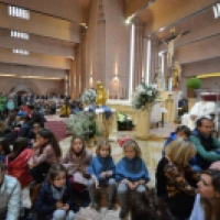 Reliquias de San Antonio de Padua en la Parroquia de Santa María de Caná el 10 de Abril 2016