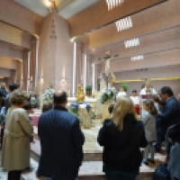 Reliquias de San Antonio de Padua en la Parroquia de Santa María de Caná el 10 de Abril 2016