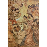 Relieve del Nacimiento del Niño Jesús. Monasterio de la Anunciación de Villafranca del Bierzo, León