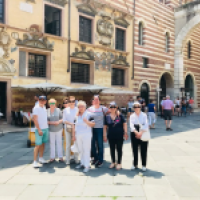 Peregrinos de San Antonio de Padua, Venecia, Italia